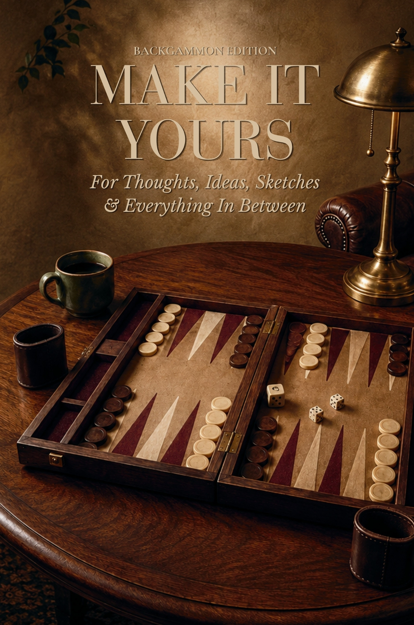 Backgammon edition of Make It Yours journal